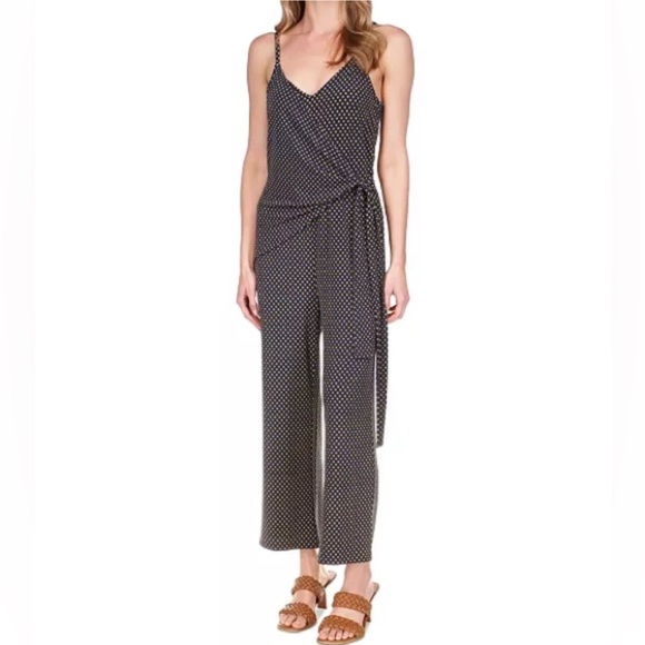 MICHAEL Michael Kors Pants - NWOT- MICHAEL Michael Kors - Printed Side-Tie Sleeveless Jumpsuit - Size L